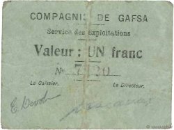 1 Franc TúNEZ  1916 P.-- BC