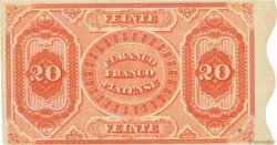 20 Pesos / 2 Doblones URUGUAY  1871 PS.173a AU