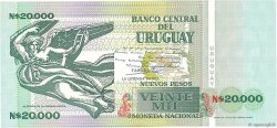 20000 Nuevos Pesos URUGUAY  1989 P.069a UNC-