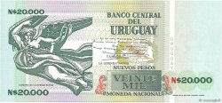 20000 Nuevos Pesos URUGUAY  1991 P.069b q.FDC
