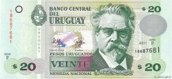 20 Pesos Uruguayos URUGUAY  2011 P.086b ST
