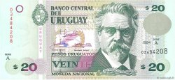 20 Pesos Uruguayos URUGUAY  1994 P.074a