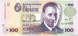 100 Pesos Uruguayos URUGUAY  2000 P.076c FDC