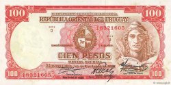 100 Pesos  URUGUAY  1967 P.043a SUP