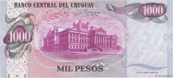 1000 Pesos  Petit numéro URUGUAY  1974 P.052 EBC
