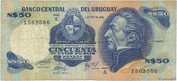 50 Nuevo Pesos  URUGUAY  1975 P.059 RC
