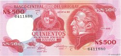 500 Nuevos Pesos URUGUAY  1985 P.063b UNC