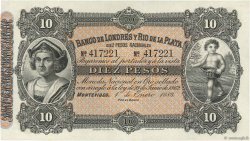 10 Pesos Non émis URUGUAY  1883 PS.242r SC+