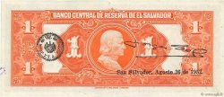 1 Colon EL SALVADOR  1951 P.083a SPL