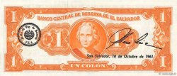 1 Colon EL SALVADOR  1959 P.090b fST+
