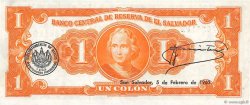 1 Colon EL SALVADOR  1960 P.090b AU-