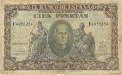 100 Pesetas ESPAGNE  1940 P.118a
