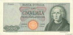 5000 Lire ITALY  1968 P.098b VF