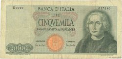 5000 Lire ITALY  1970 P.098c