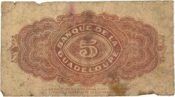 5 Francs GUADELOUPE  1942 P.21b P