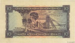 10 Pounds SOUTH AFRICA  1957 P.099 XF-