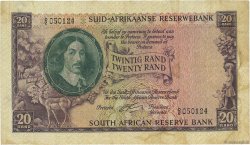 20 Rand SOUTH AFRICA  1962 P.108A VF-