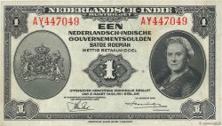 1 Gulden NETHERLANDS INDIES  1943 P.111a VF+