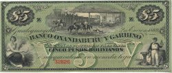 5 Pesos Bolivianos Non émis ARGENTINIEN  1869 PS.1783r fST