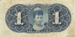 1 Peso KUBA  1896 P.047a SS