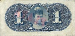 1 Peso CUBA  1896 P.047b MBC