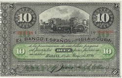 10 Pesos CUBA  1896 P.049c SUP