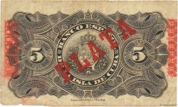 5 Pesos CUBA  1896 P.048b BC