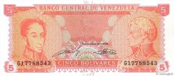 5 Bolivares VENEZUELA  1989 P.070a ST