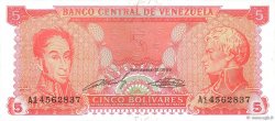 5 Bolivares  VENEZUELA  1989 P.070b