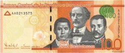 100 Pesos Dominicanos RÉPUBLIQUE DOMINICAINE  2014 P.190a