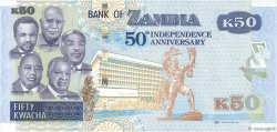 50 Kwacha Commémoratif ZAMBIA  2014 P.55 UNC