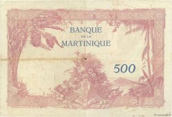 500 Francs MARTINIQUE  1945 P.14 VF-
