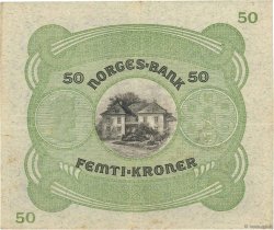 50 Kroner NORVÈGE  1943 P.09d VF
