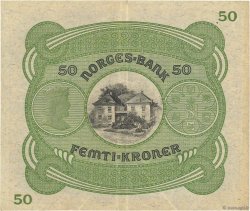 50 Kroner NORVÈGE  1944 P.09d SS