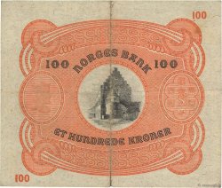 100 Kroner NORVÈGE  1942 P.10c F+