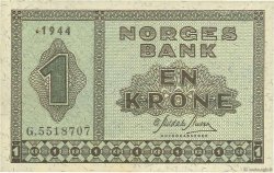 1 Krone NORVÈGE  1944 P.15a SPL