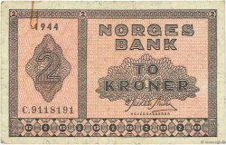2 Kroner NORVÈGE  1944 P.16a1 F