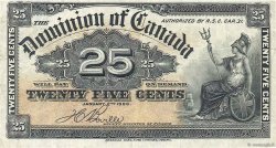 25 Cents CANADA  1900 P.09b BB