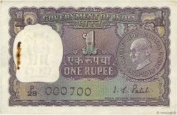 1 Rupee INDIA  1970 P.066 VF