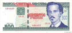 500 Pesos CUBA  2010 P.131 q.FDC
