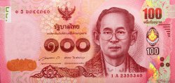 100 Baht THAILAND  2015 P.120 UNC