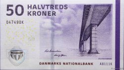50 Kroner DÄNEMARK  2011 P.065d ST
