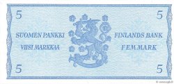 5 Markkaa FINNLAND  1963 P.106Aa ST