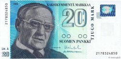 20 Markkaa FINLANDIA  1993 P.123 FDC