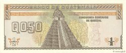 50 Centavos de Quetzal GUATEMALA  1989 P.072a FDC