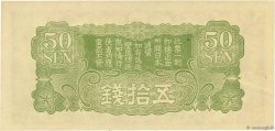 50 Sen CHINA  1940 P.M13 UNC-