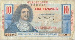 10 Francs Colbert GUADELOUPE  1946 P.32 TB