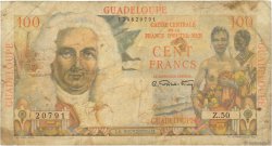 100 Francs La Bourdonnais GUADELOUPE  1946 P.35 RC+