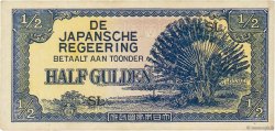 1/2 Gulden NETHERLANDS INDIES  1942 P.122b VF+