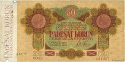 50 Korun CECOSLOVACCHIA  1919 P.010a MB